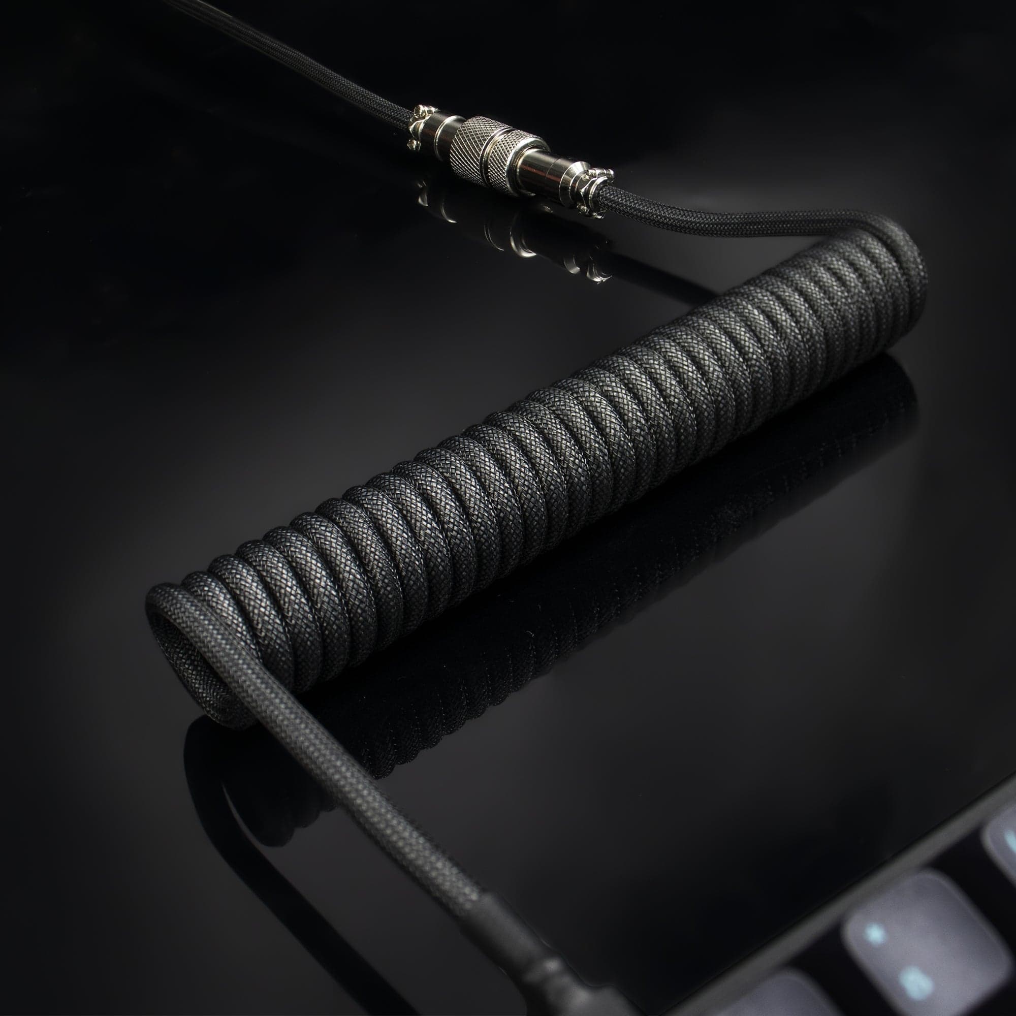 Womier Pro Braided Coiled Aviator USB-C Cable