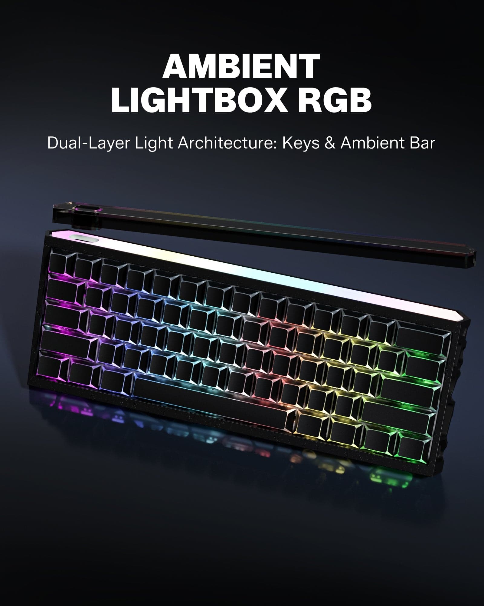 Womier SK61 HE 60% Magnetic Aluminium Keyboard
