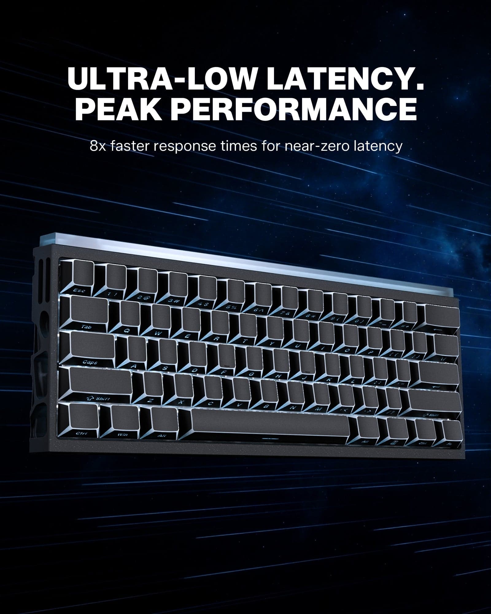 Womier SK61 HE 60% Magnetic Aluminium Keyboard