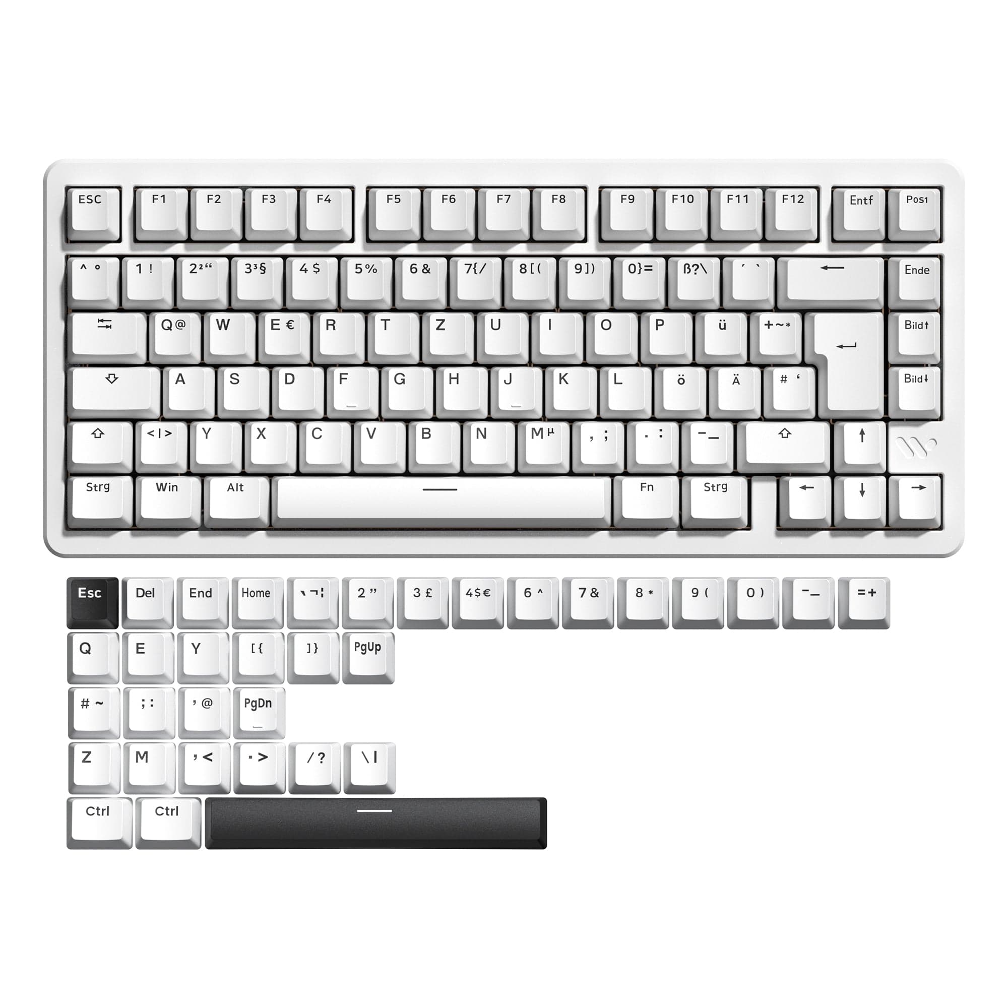 Womier SK75 75% Wireless Aluminium Mechanical Keyboard