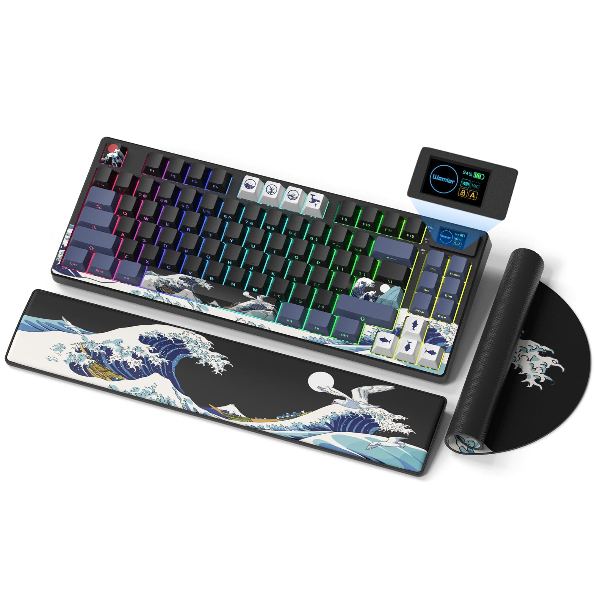 Womier SK80 Pro Themed Wireless Keyboard with Display