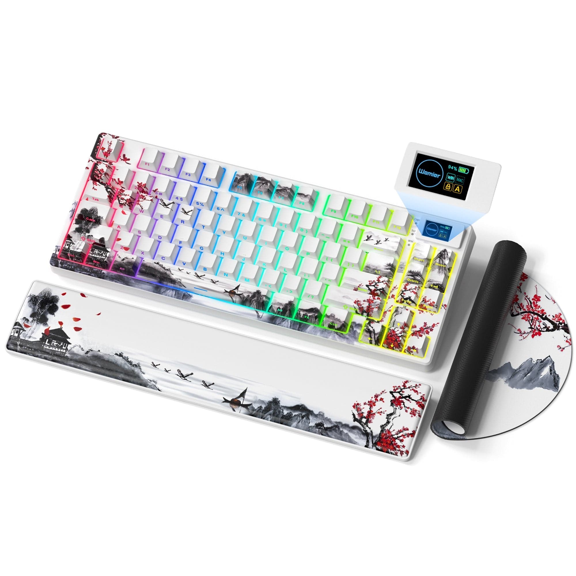 Womier SK80 Pro Themed Wireless Keyboard with Display