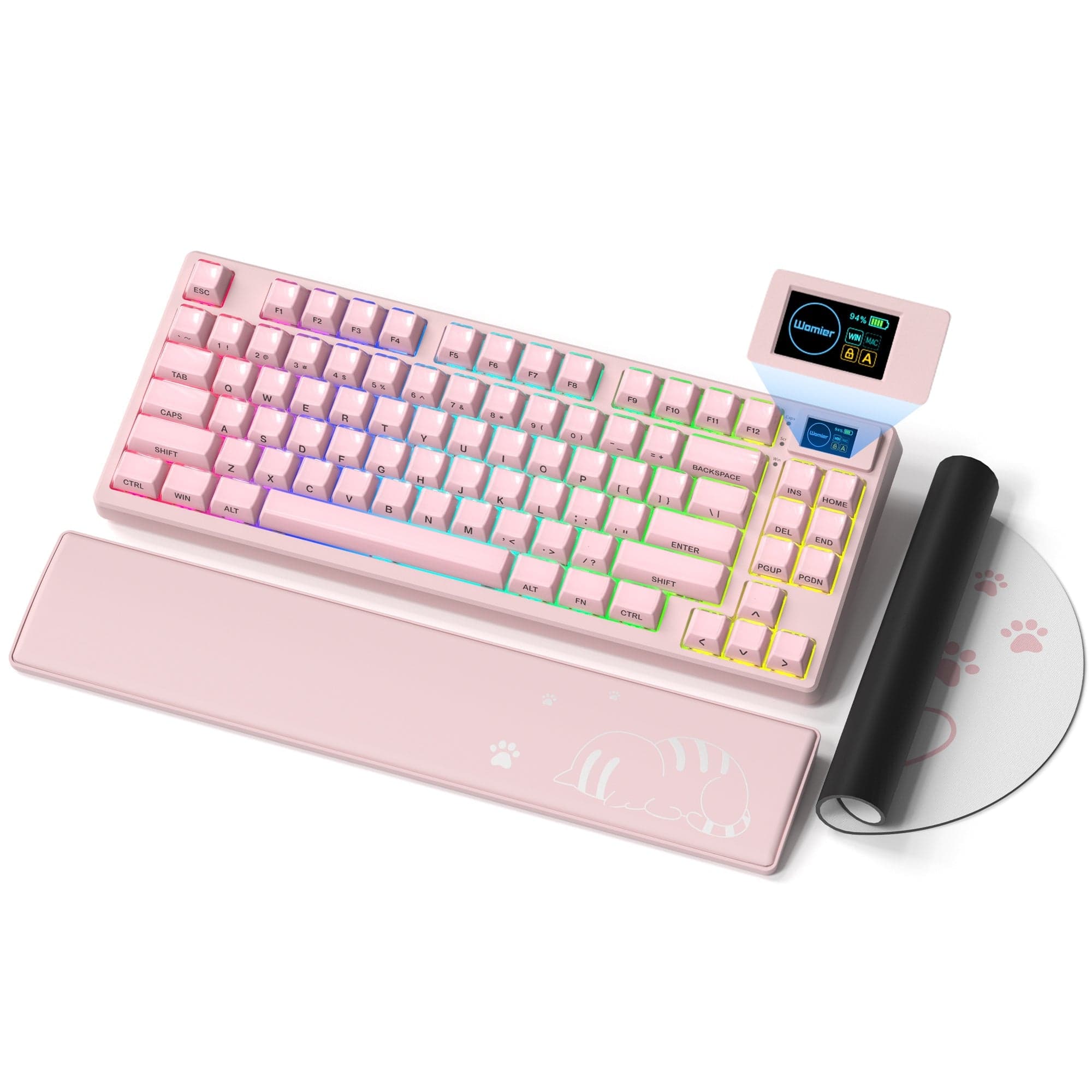 Womier SK80 Pro Themed Wireless Keyboard with Display