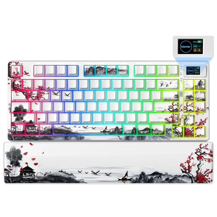 Womier SK80 Pro Themed Wireless Keyboard with Display