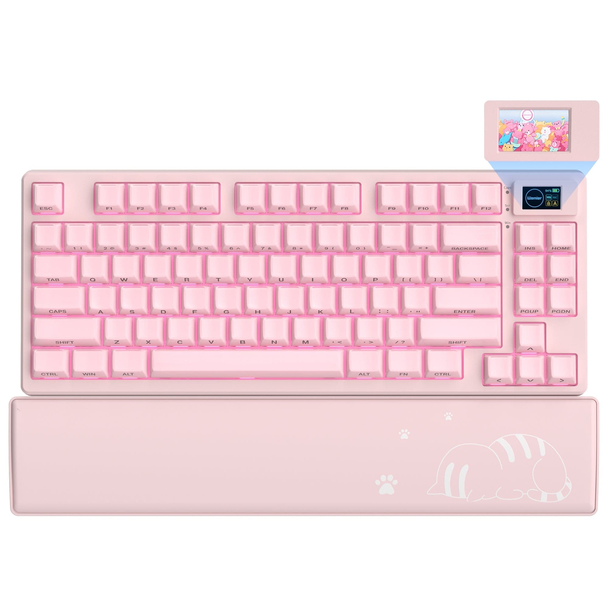 Womier SK80 Pro Themed Wireless Keyboard with Display